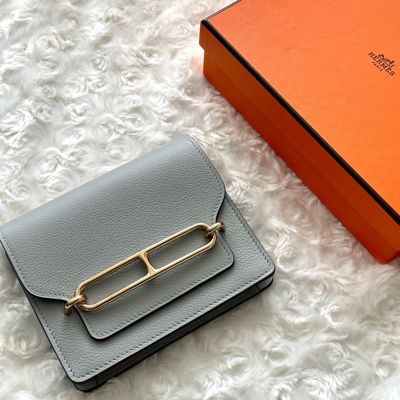Hermes Roulis Slim 金扣錢包-5
