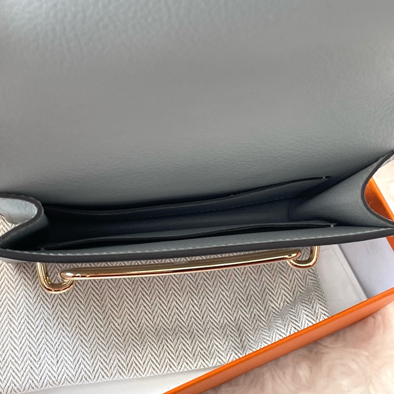 Hermes Roulis Slim 金扣錢包-10