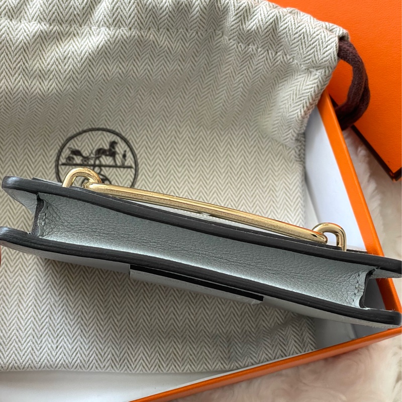 Hermes Roulis Slim 金扣錢包-8