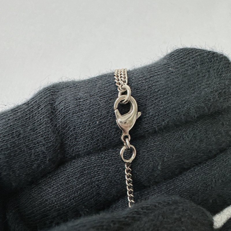 CHANEL 黑色雙C珍珠項鍊-5