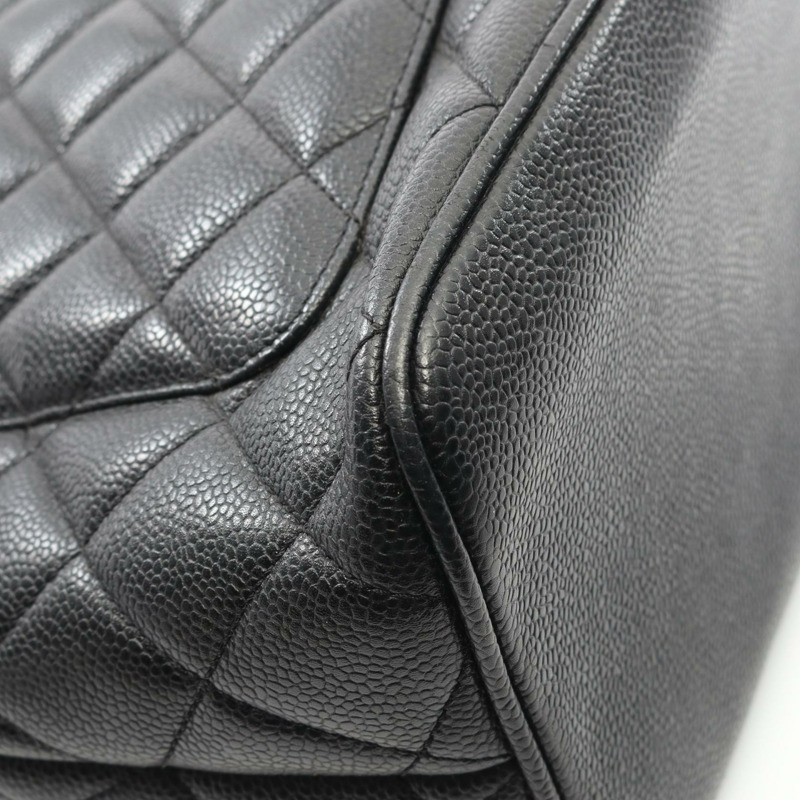 香奈兒 (CHANEL) Medallion 手提包,粒面小牛皮,黑色,二手,女士,SHW CC Coco-6