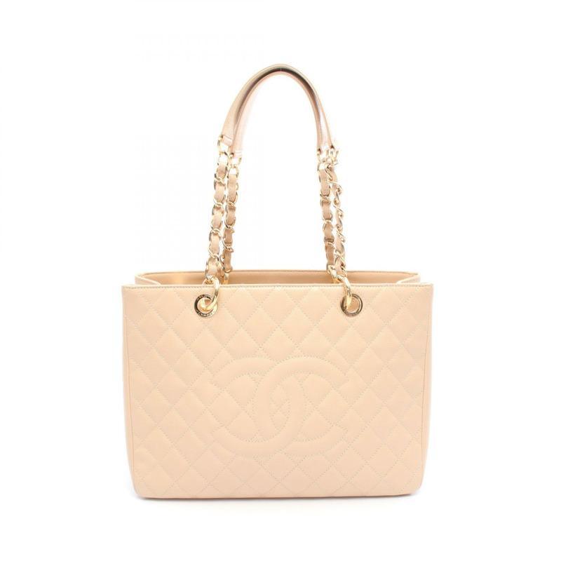 香奈兒 (CHANEL) Matelasse Grand Shopping GST 手提鏈條肩背包 A50995 皮革 GHW-0