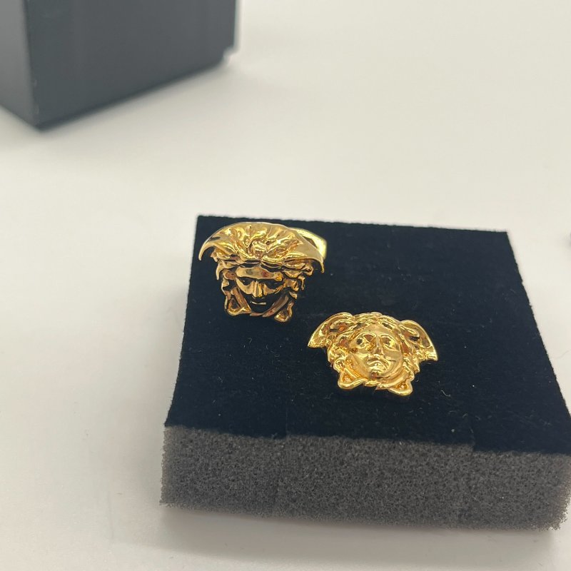 Versace 范思哲 梅杜莎 金色 耳夾-2