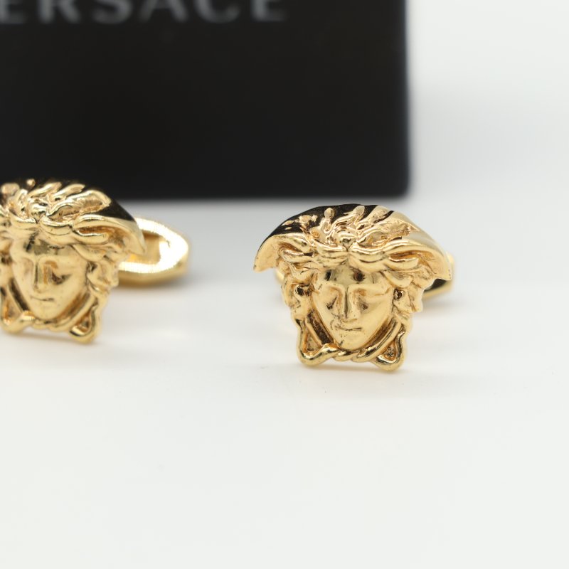 Versace 范思哲 梅杜莎 金色 袖釦-1