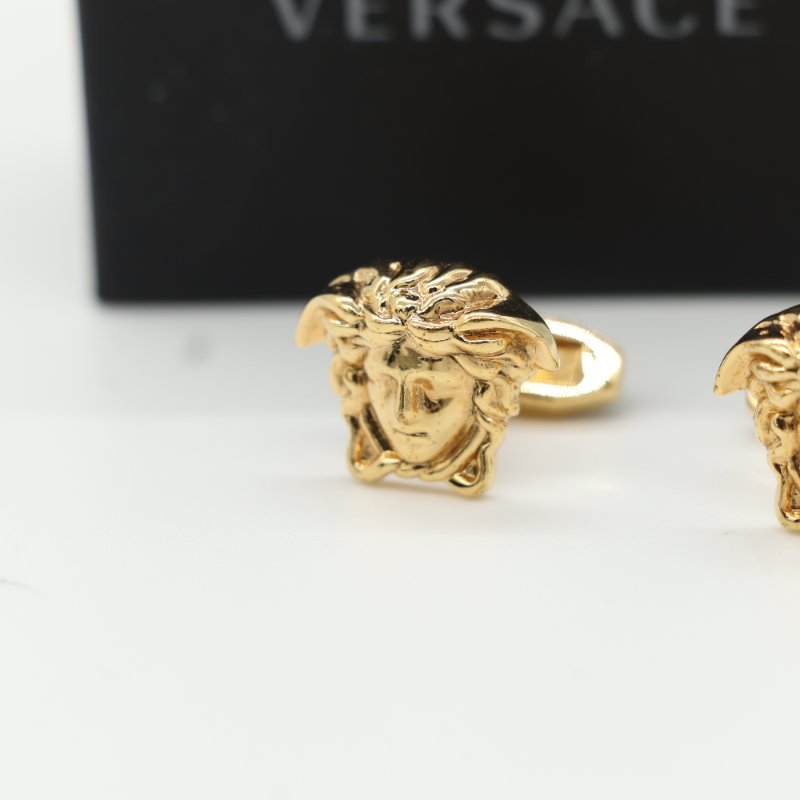 Versace 范思哲 梅杜莎 金色 袖釦-3