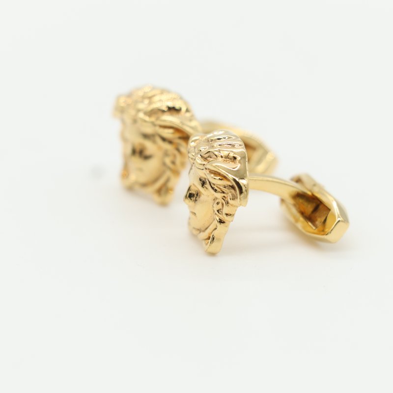 Versace 范思哲 梅杜莎 金色 袖釦-4