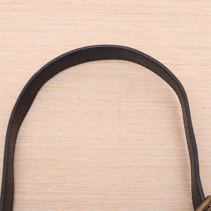 Burberry TheAshby水桶包格子帆布金扣肩背包-2