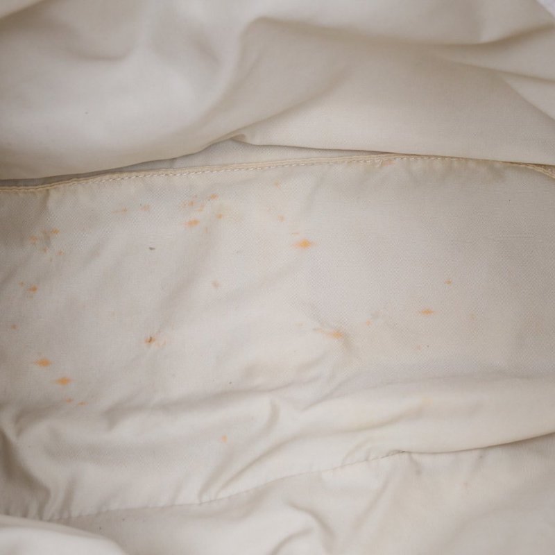 CHANEL 粉色帆布8開金扣冰格中古手提包肩背包-2