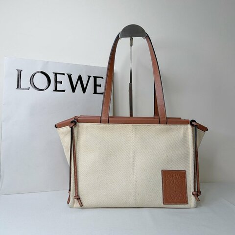 LOEWE Cushion帆布托特包