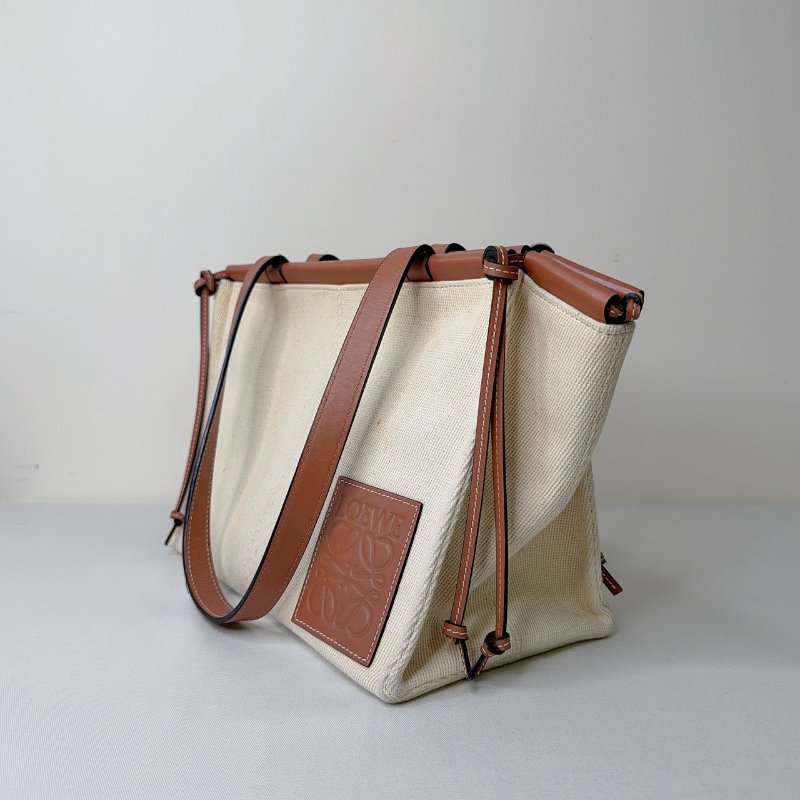 LOEWE Cushion帆布托特包-3