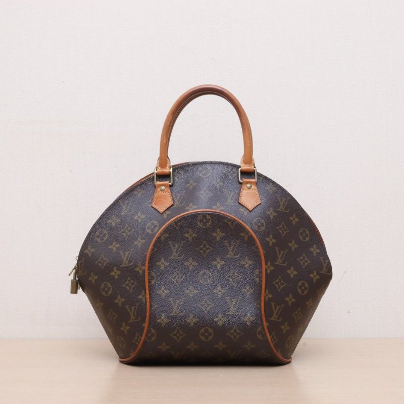 LOUIS VUITTON 中古河蚌包大號老花PVC1998肩背包-1