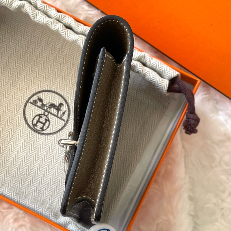 Hermes Roulis Slim 銀扣錢包-3