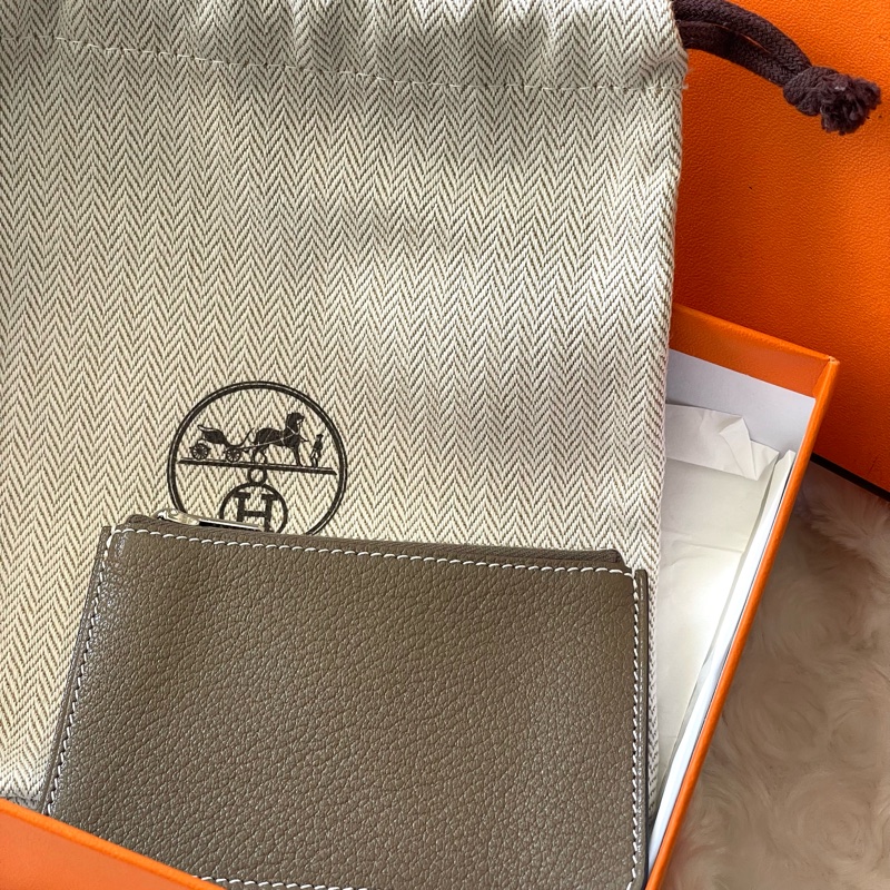 Hermes Roulis Slim 銀扣錢包-4