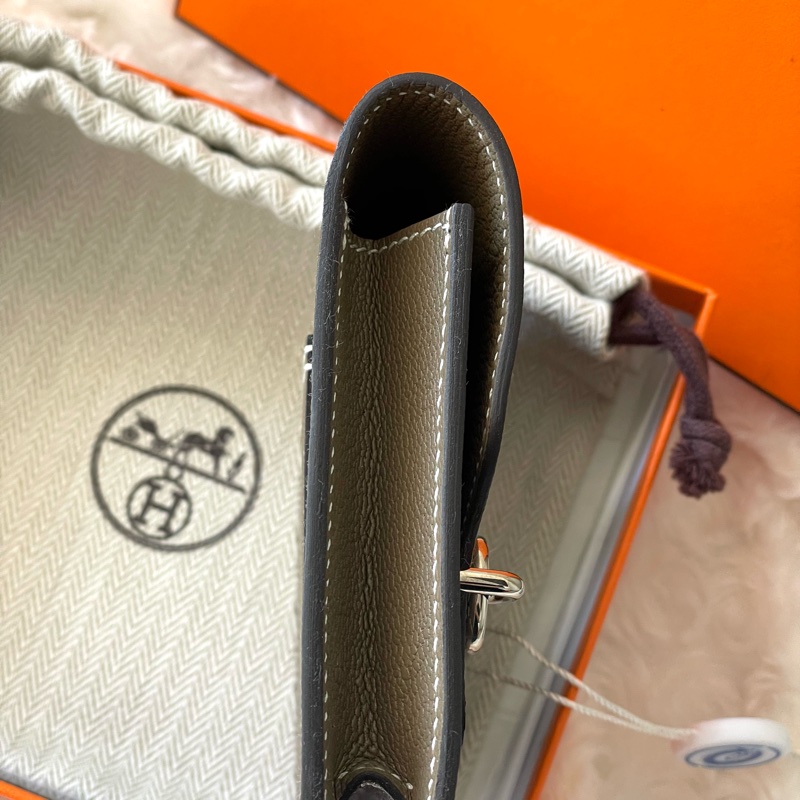 Hermes Roulis Slim 銀扣錢包-7