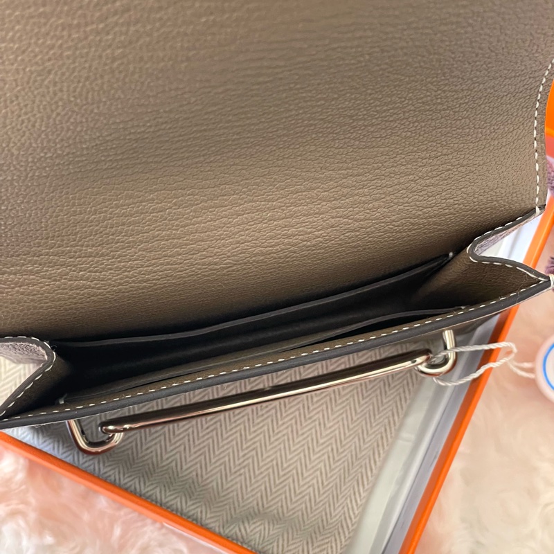 Hermes Roulis Slim 銀扣錢包-10