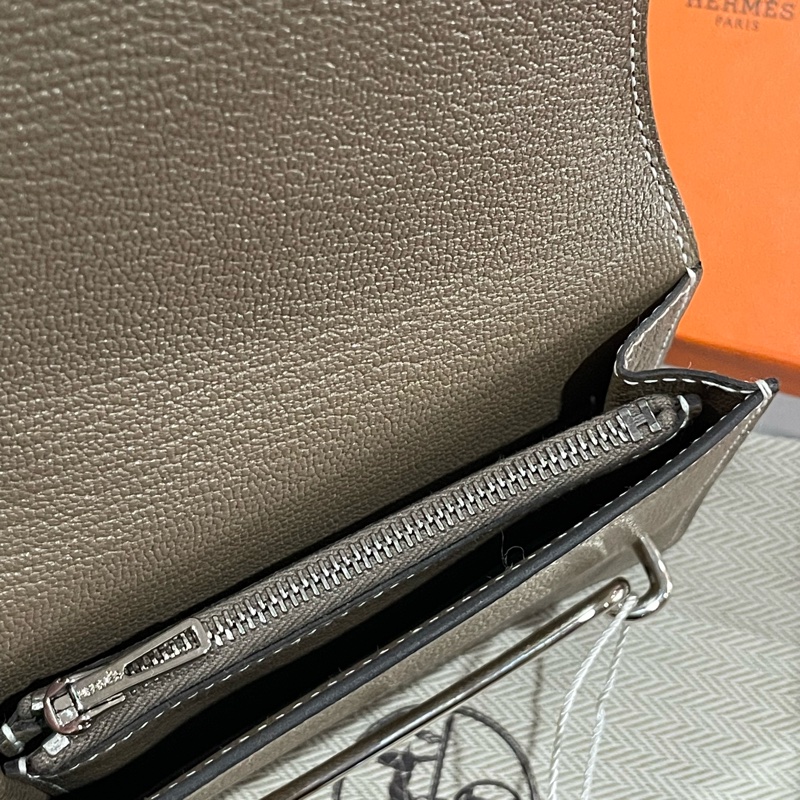 Hermes Roulis Slim 銀扣錢包-11