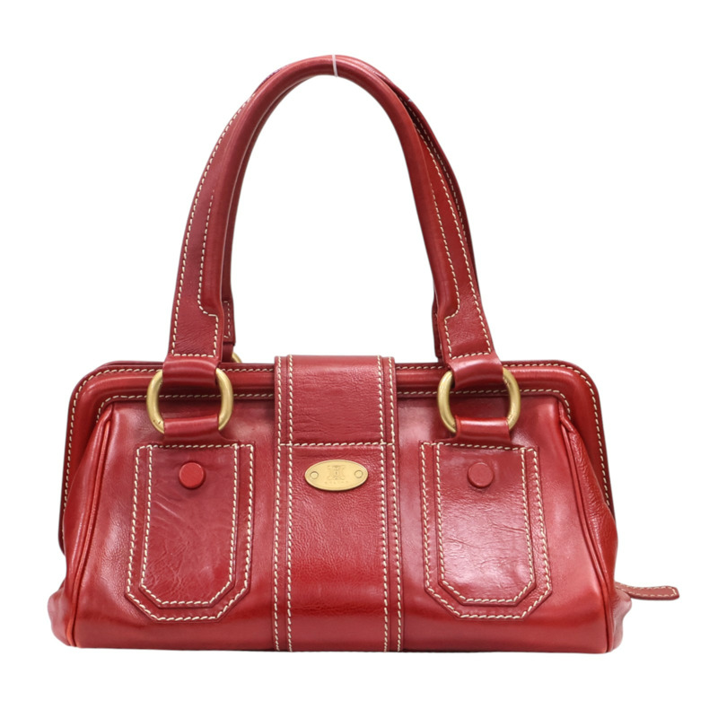 紅色 牛皮 Ella Frame Bag 手提包【CELINE 賽琳】-1