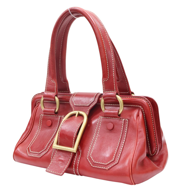 紅色 牛皮 Ella Frame Bag 手提包【CELINE 賽琳】-2