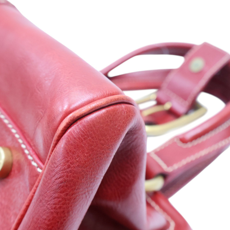 紅色 牛皮 Ella Frame Bag 手提包【CELINE 賽琳】-11