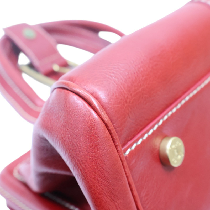 紅色 牛皮 Ella Frame Bag 手提包【CELINE 賽琳】-12