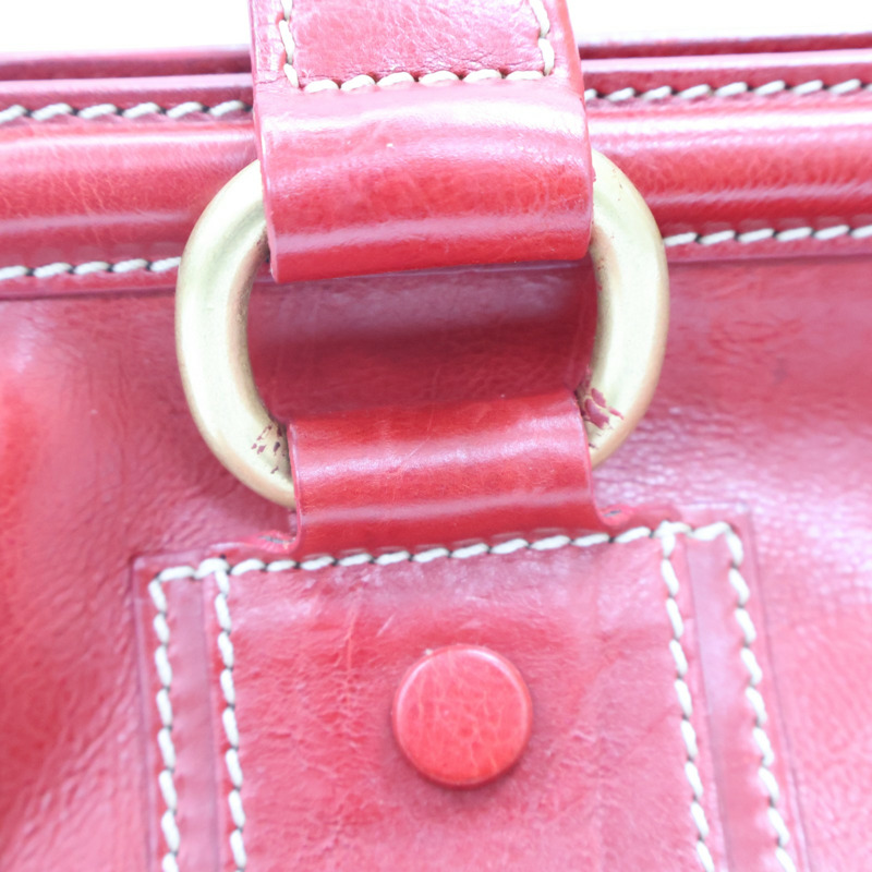 紅色 牛皮 Ella Frame Bag 手提包【CELINE 賽琳】-15