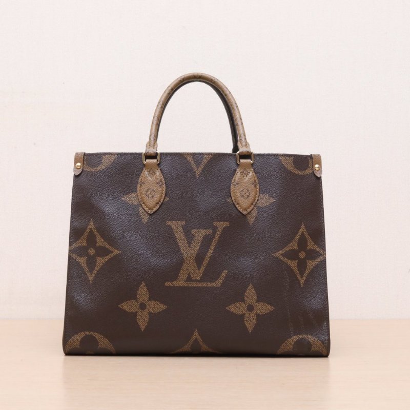 LOUIS VUITTON Onthego中號35老花PVC晶片肩背包-1