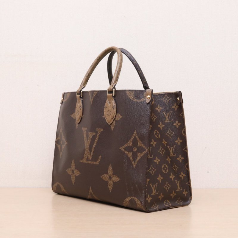 LOUIS VUITTON Onthego中號35老花PVC晶片肩背包-4