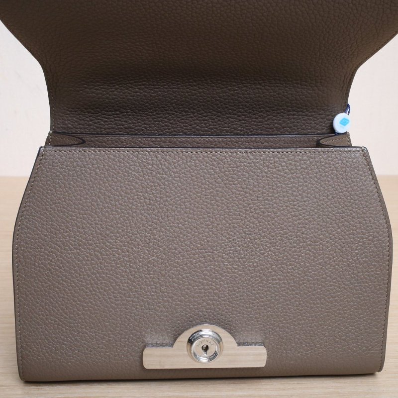 MOYNAT RejanePetite26灰色牛皮肩背包-3