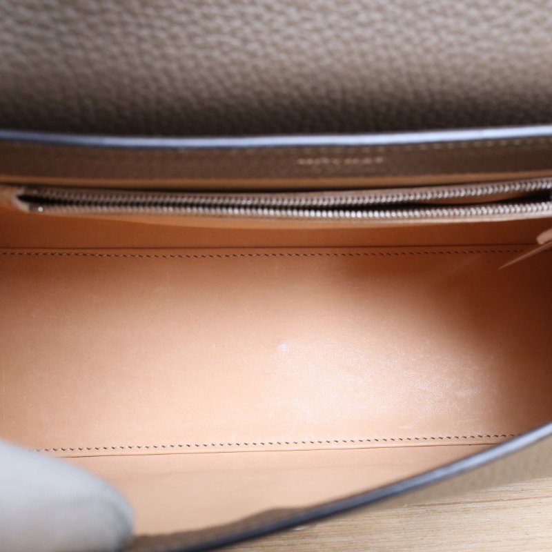 MOYNAT RejanePetite26灰色牛皮肩背包-4