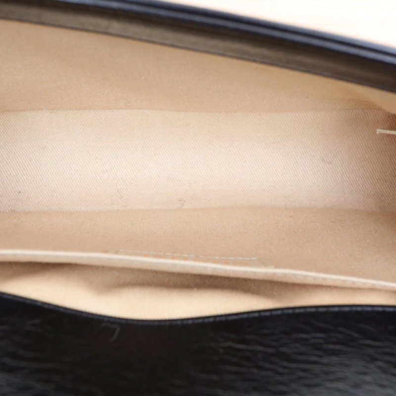 CHANEL Leboy中號25黑色牛皮17開金扣菱格紋肩背包-2