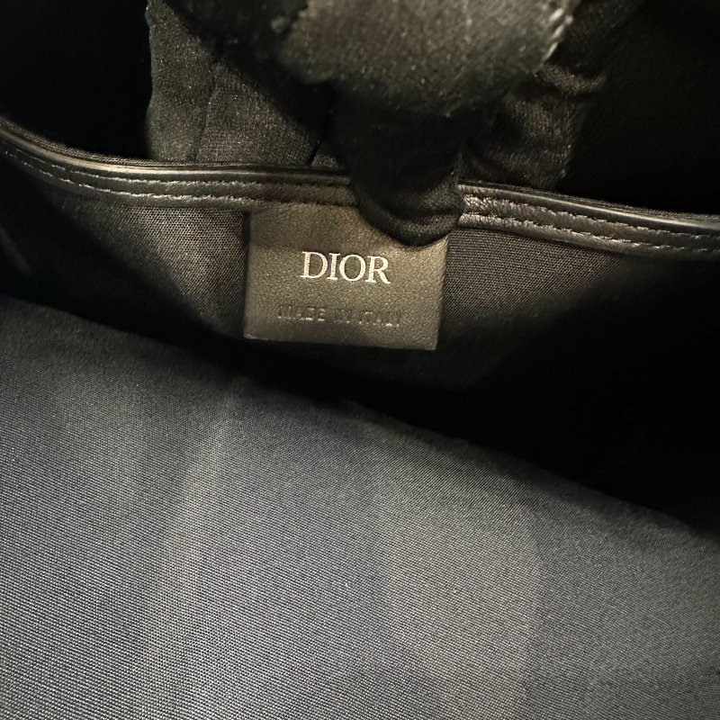 【美收精品】DIOR 黑色老花後背包 C-23【隔月月中將轉賣至日本 上架期限30天】-7