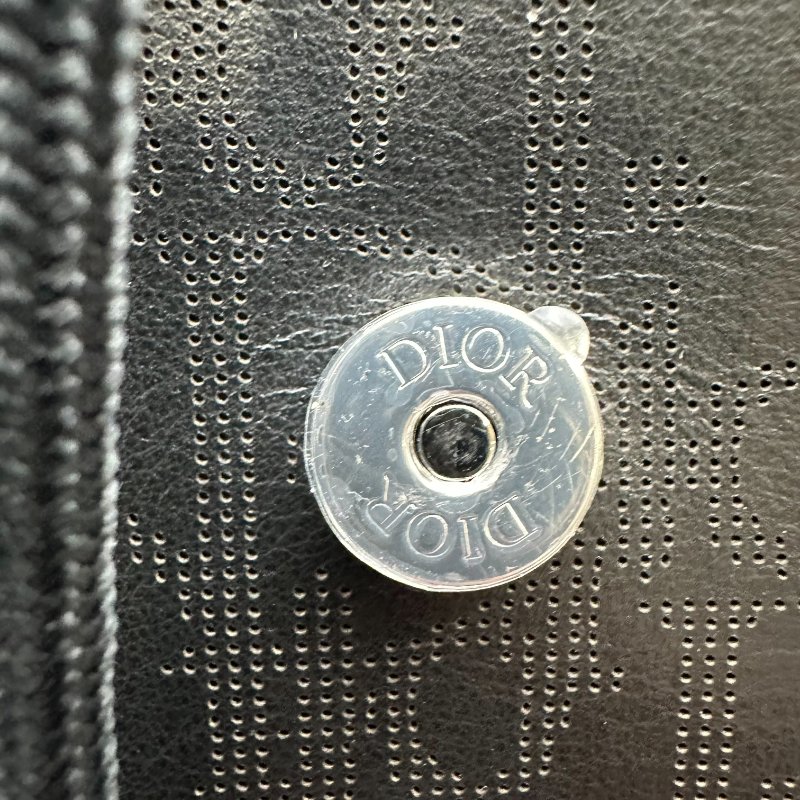 【美收精品】DIOR 黑色老花後背包 C-23【隔月月中將轉賣至日本 上架期限30天】-9