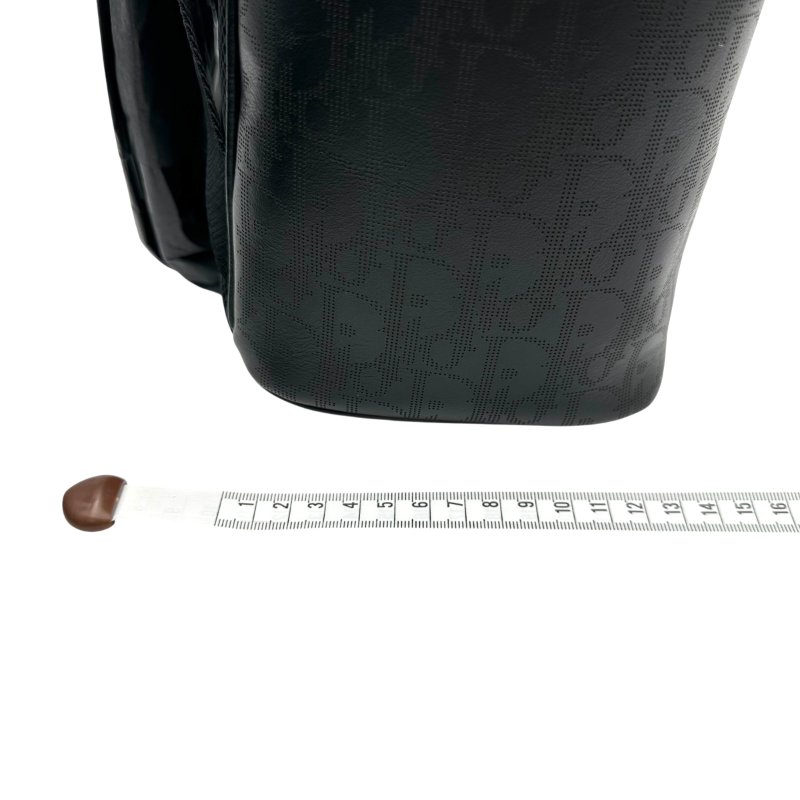 【美收精品】DIOR 黑色老花後背包 C-23【隔月月中將轉賣至日本 上架期限30天】-15