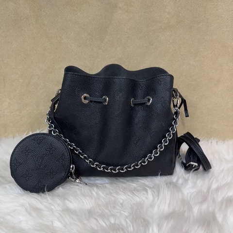 LV Bella 黑銀牛皮月光女神 晶片款