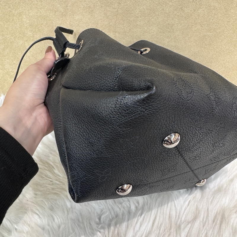 LV Bella 黑銀牛皮月光女神 晶片款-5