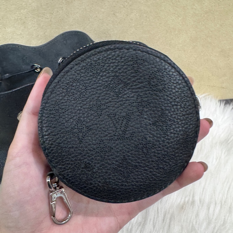 LV Bella 黑銀牛皮月光女神 晶片款-8