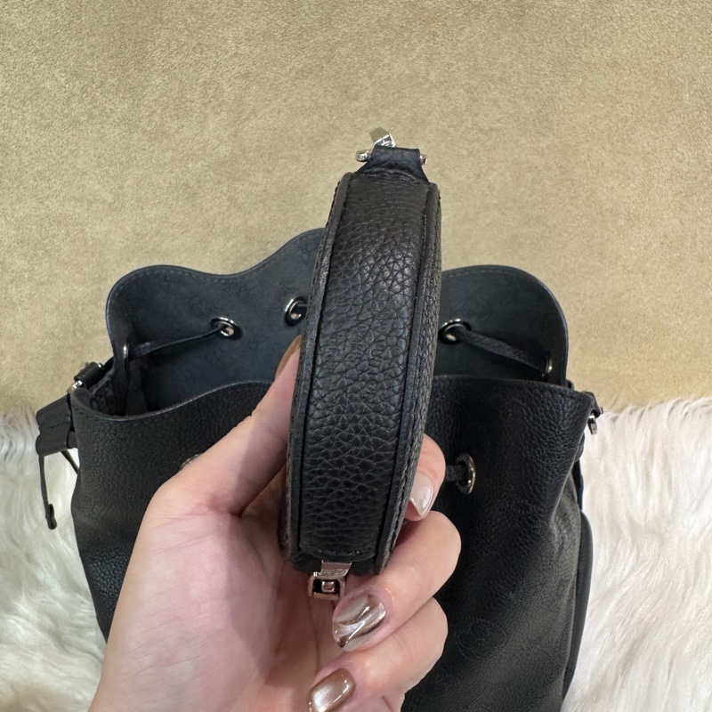 LV Bella 黑銀牛皮月光女神 晶片款-11