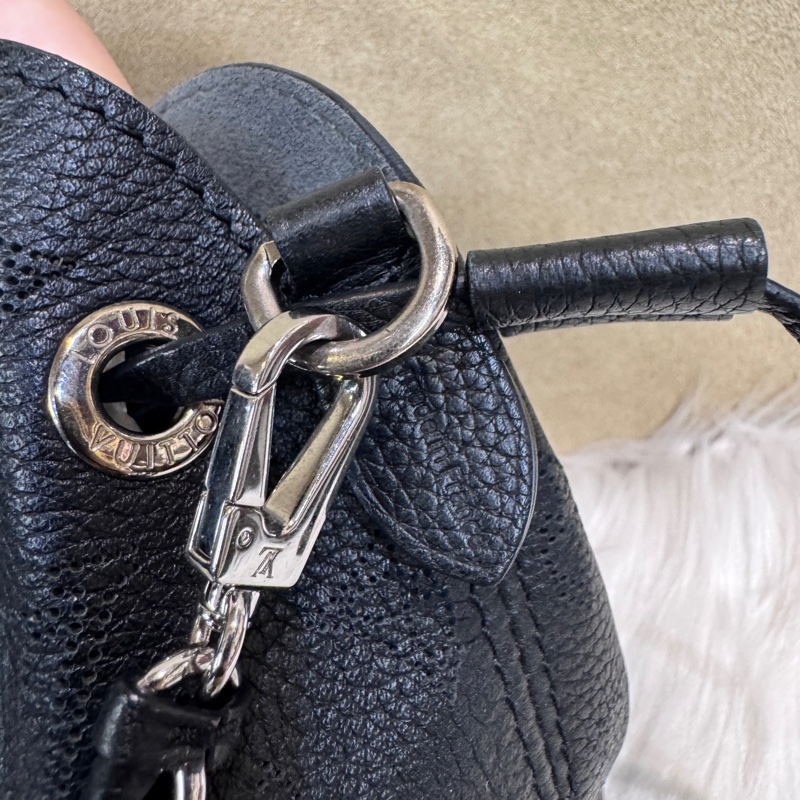 LV Bella 黑銀牛皮月光女神 晶片款-15