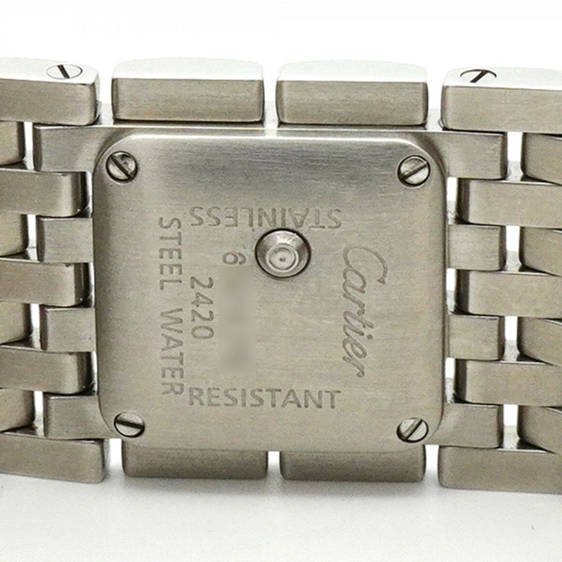 卡地亞 Panthère Ruban LM W61001T9 白色錶盤女士腕錶-4