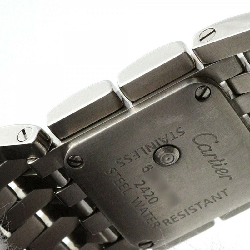 卡地亞 Panthère Ruban LM W61001T9 白色錶盤女士腕錶-9