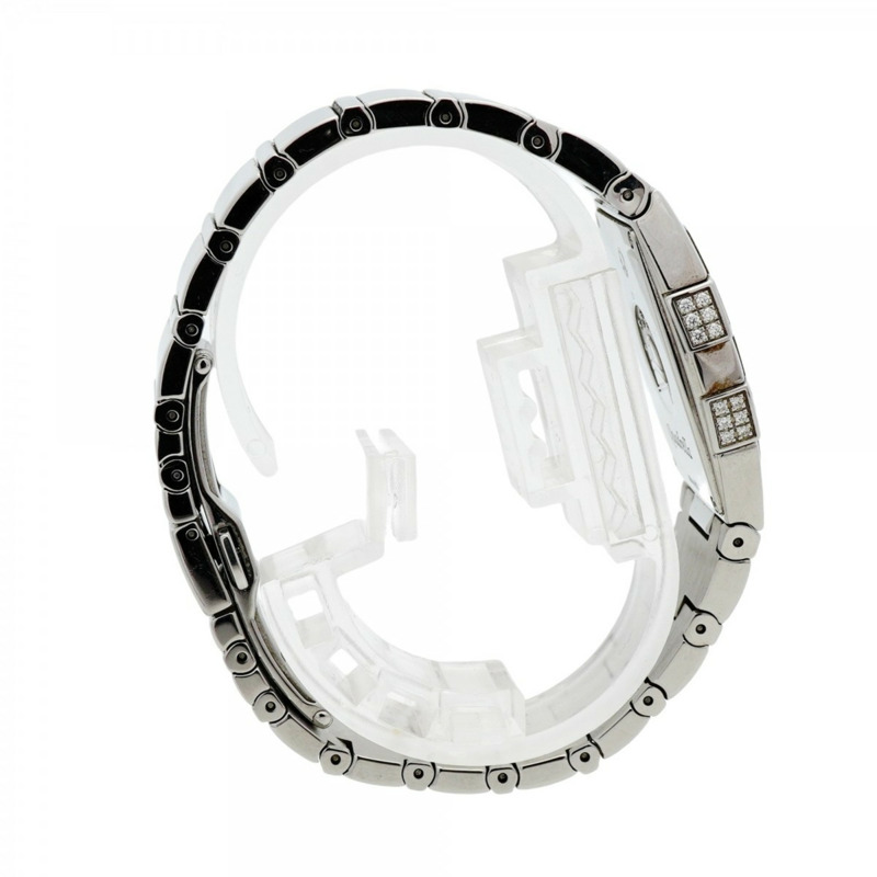 歐米茄星座系列 Quadrella 1586.72 藍色錶盤女錶-8