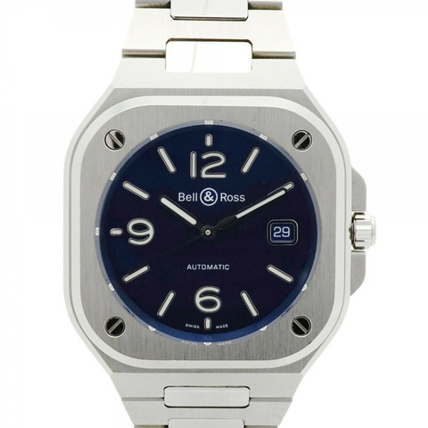 Bell & Ross 藍鋼 BR05A-BLU-ST 不鏽鋼錶盤男士腕錶