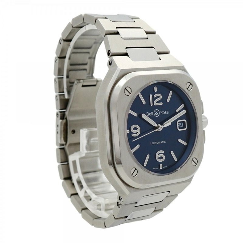 Bell & Ross 藍鋼 BR05A-BLU-ST 不鏽鋼錶盤男士腕錶-3
