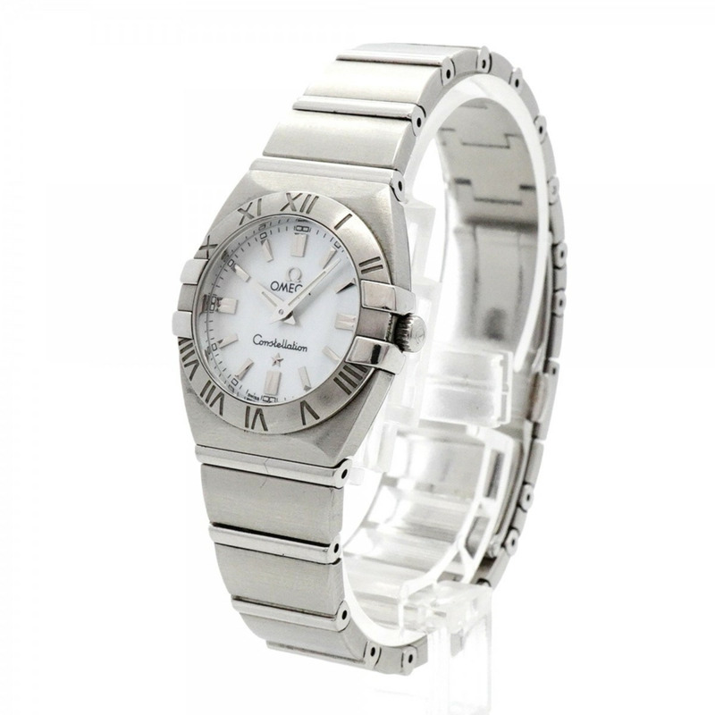 歐米茄星座系列 1581.70 白色錶盤女錶-2