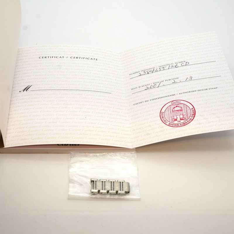 卡地亞 Tank Française SM W51008Q3 白色錶盤女錶-1