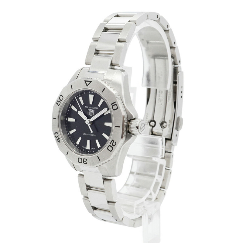 TAG Heuer Aquaracer WBP1410 黑色錶盤女士腕錶-2