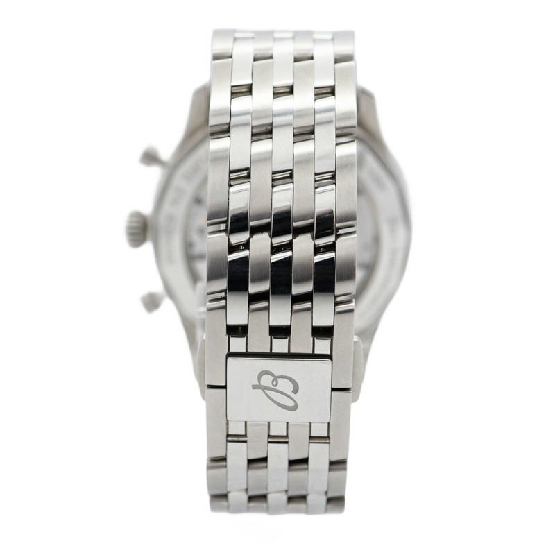 百年靈 Navitimer AB0138 銀色錶盤男士腕錶-7