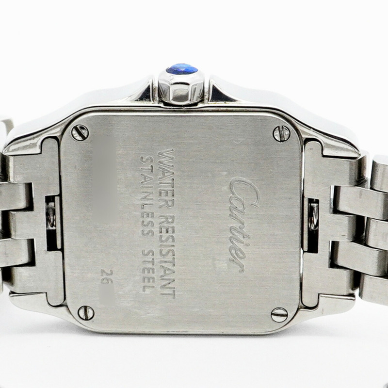 卡地亞 Santos de SM W25064Z5 象牙色錶盤女士腕錶-4