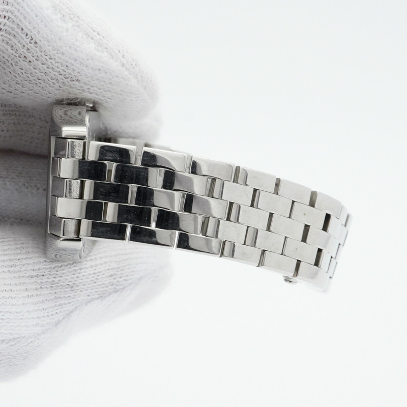 卡地亞 Santos de SM W25064Z5 象牙色錶盤女士腕錶-5