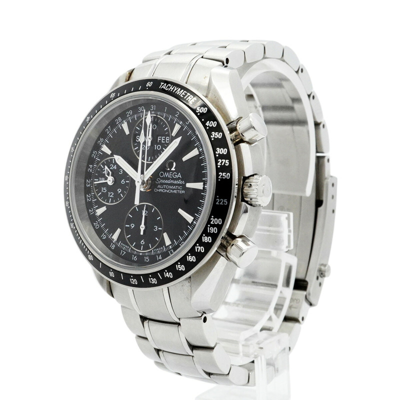 歐米茄超霸系列3220.50黑色錶盤男士腕錶-1